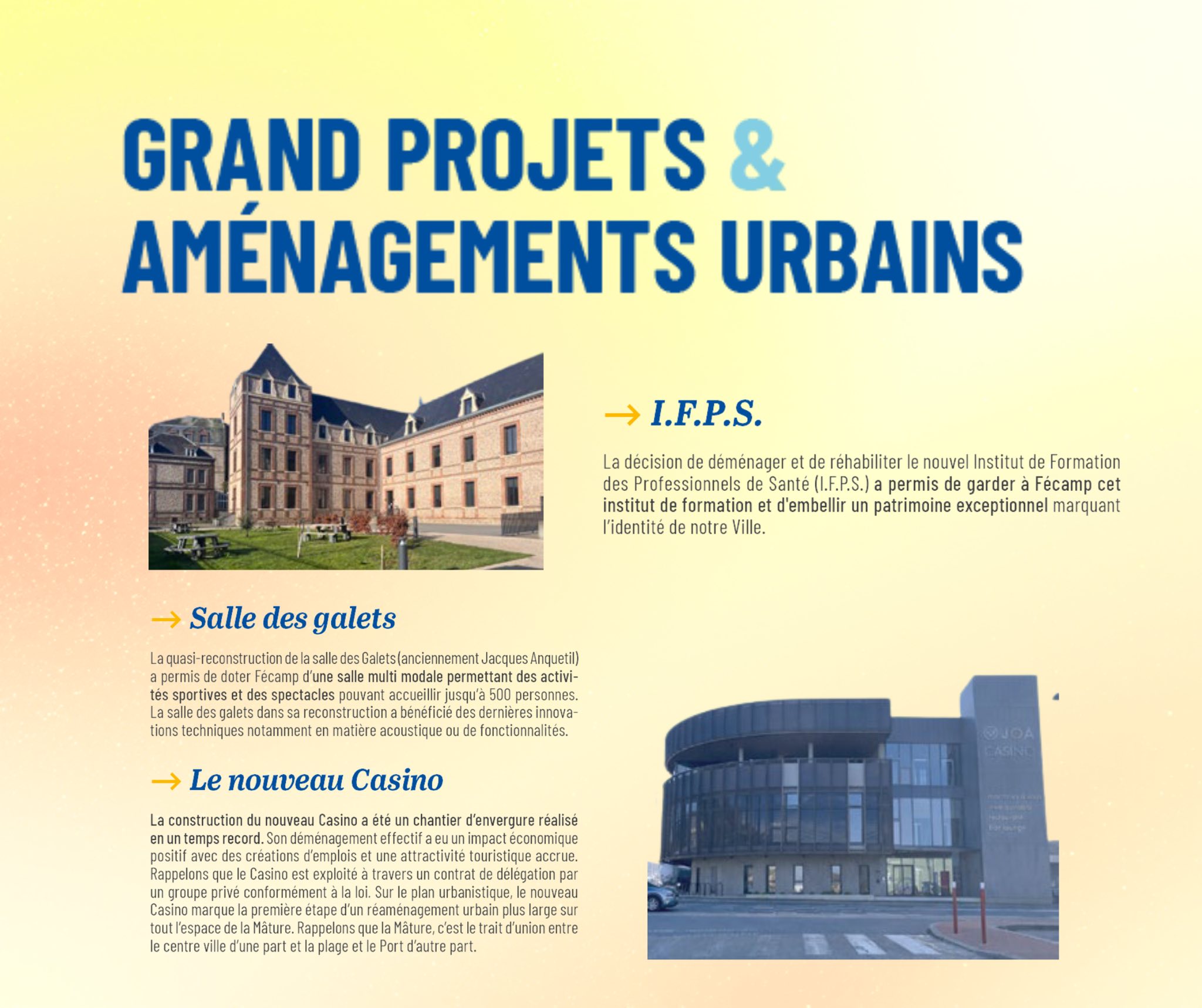 programme David ROussel 2026 élection municipale Fécamp