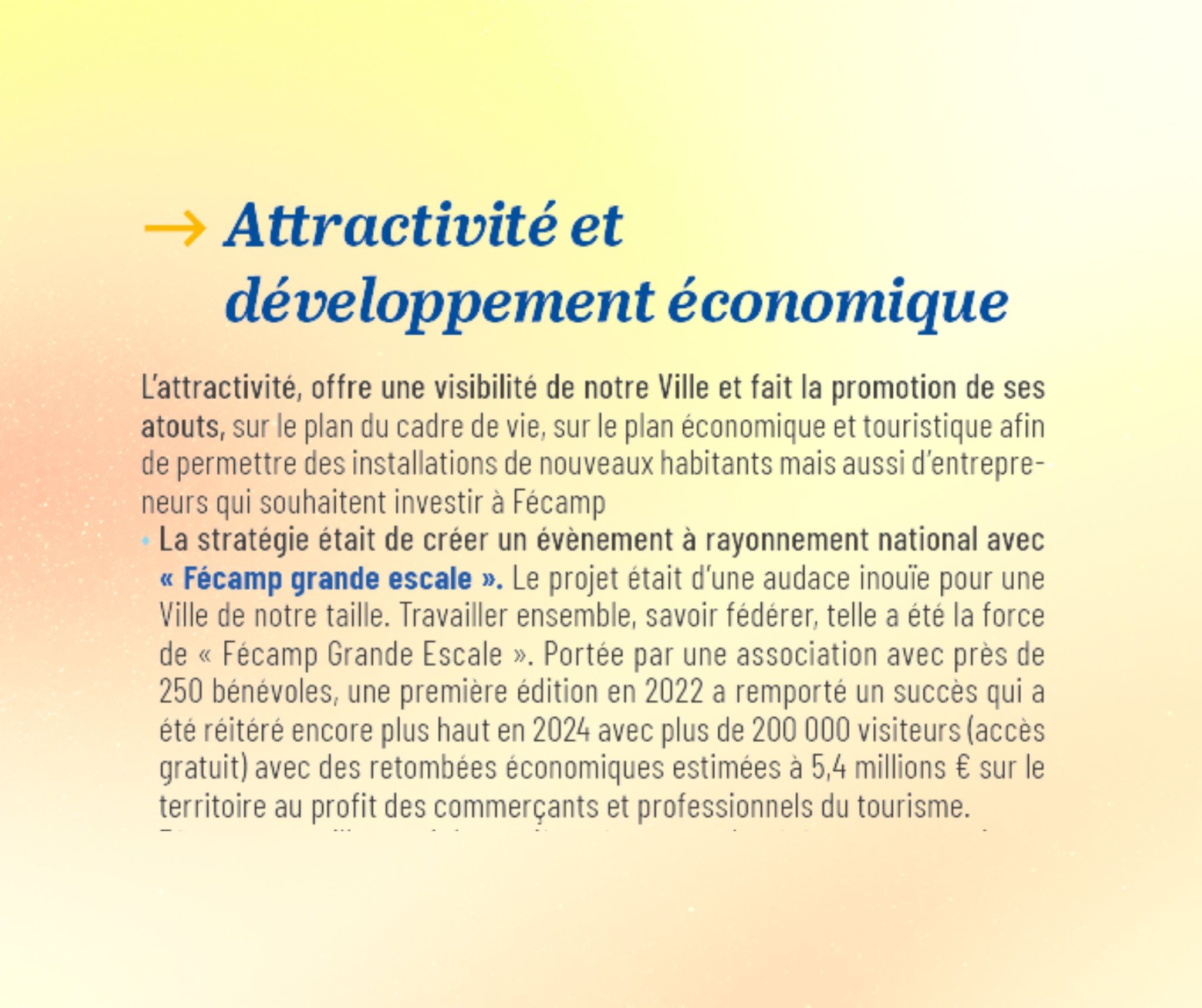 programme David ROussel 2026 élection municipale Fécamp