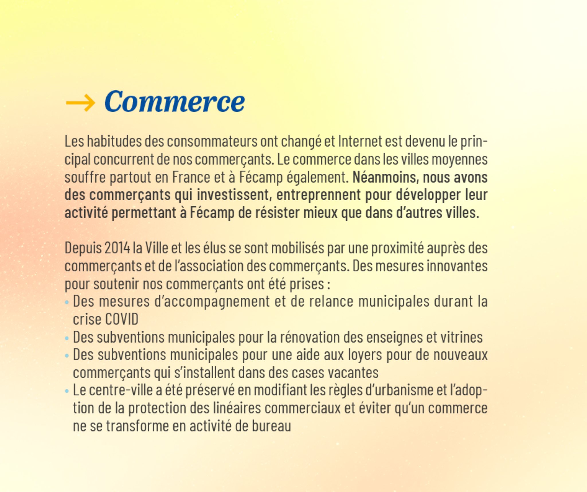 programme David ROussel 2026 élection municipale Fécamp