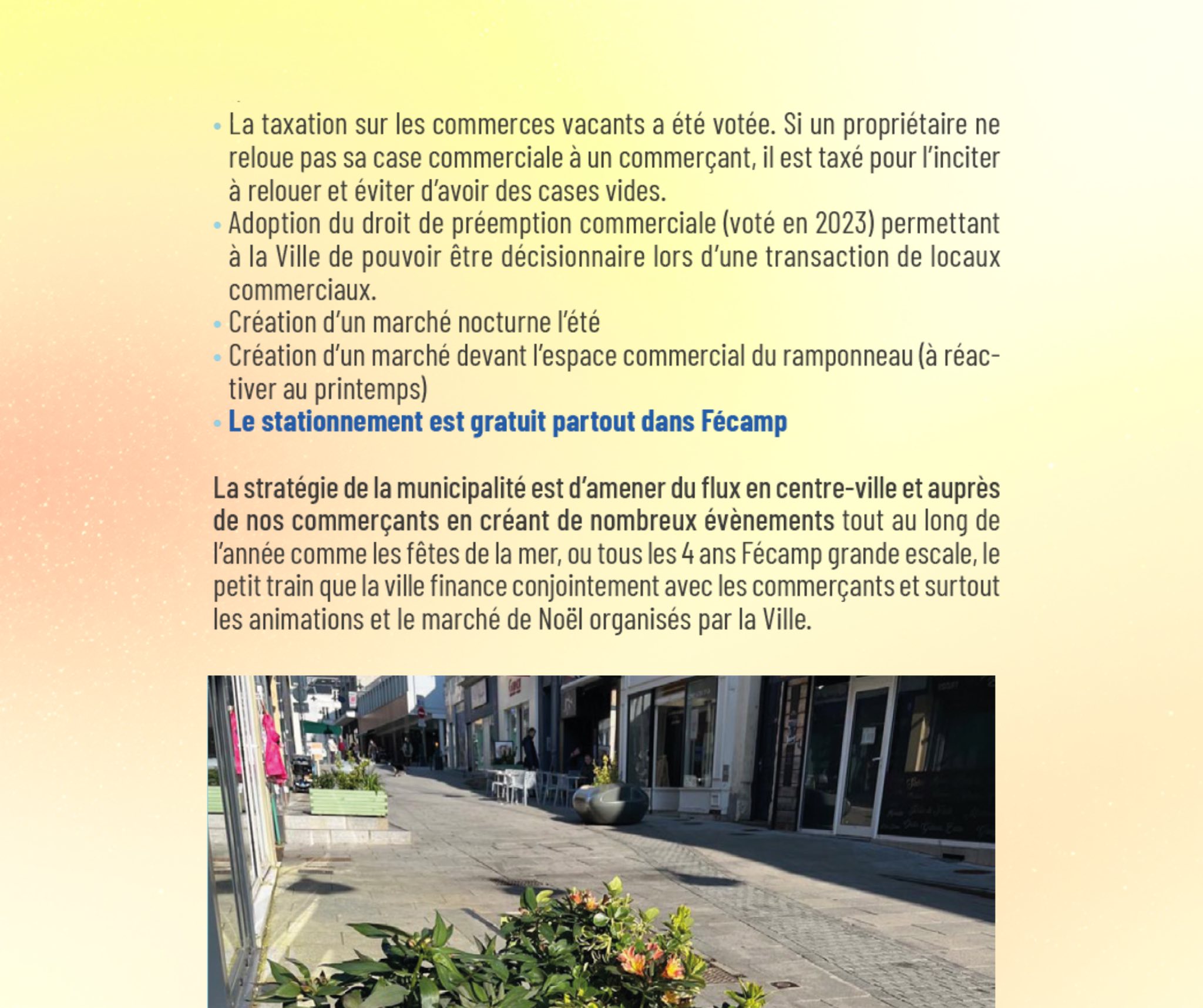 programme David ROussel 2026 élection municipale Fécamp