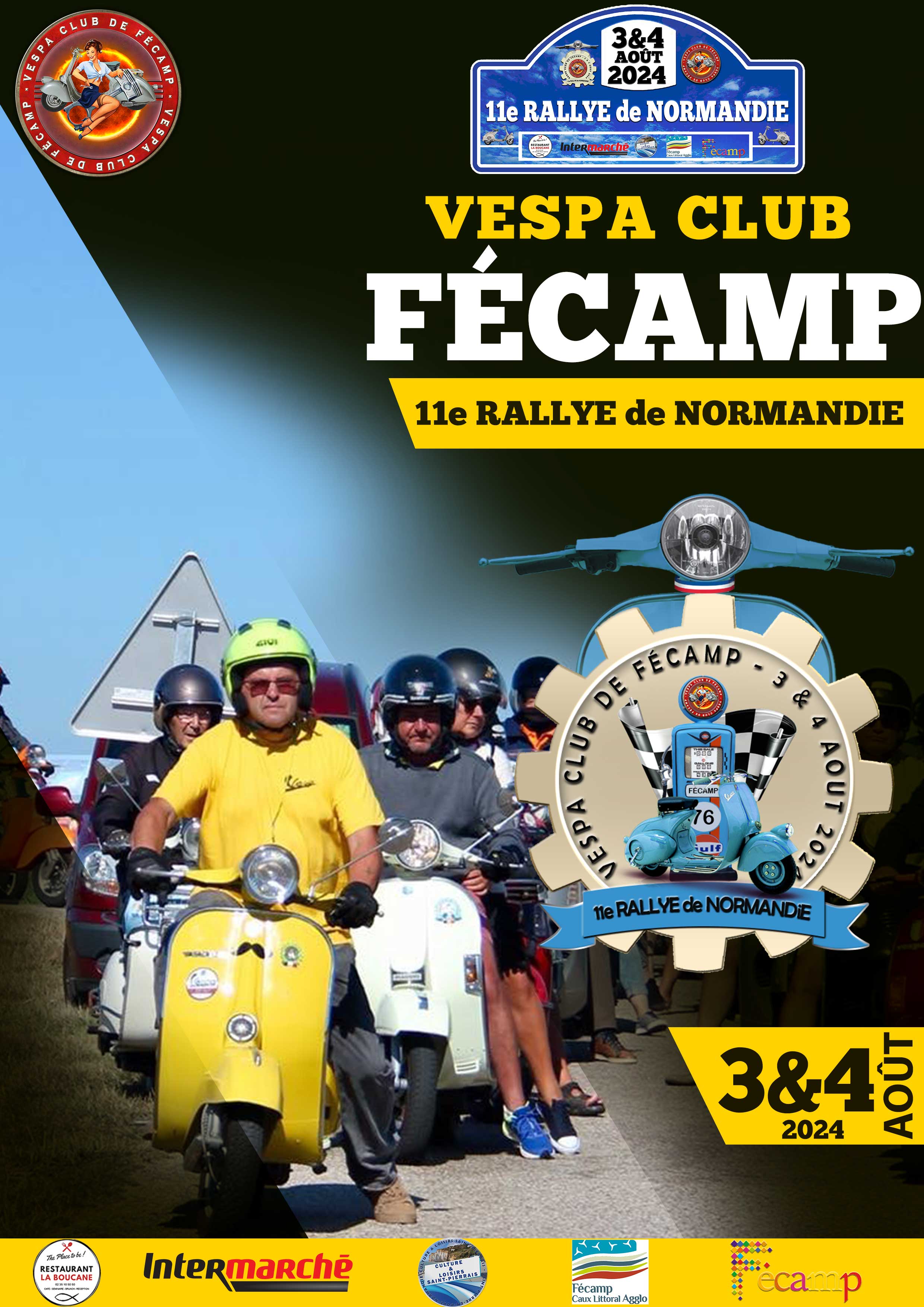 11ème Rallye de Normandie, Vespa Club de Fécamp